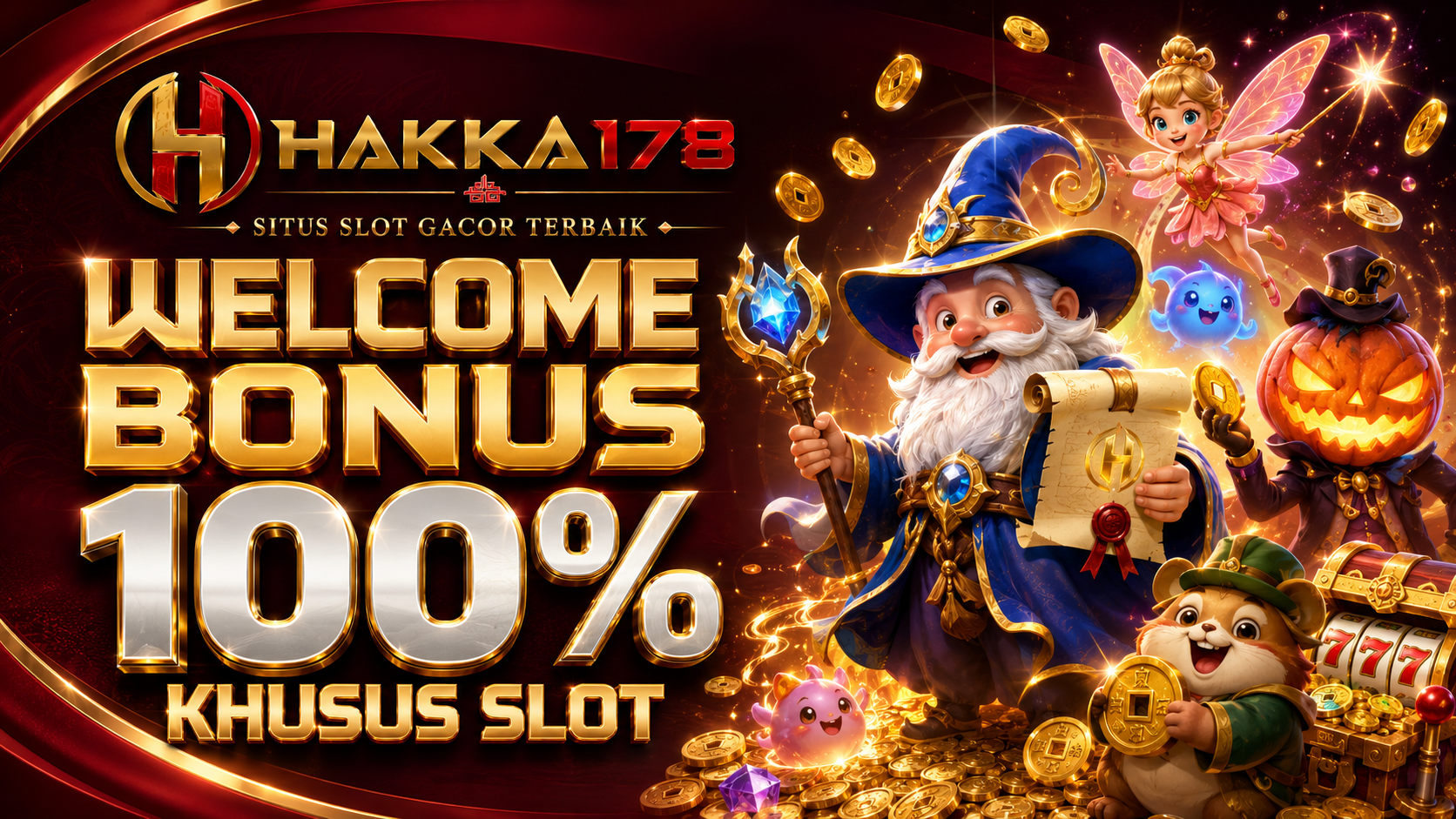 WELCOME BONUS 100%